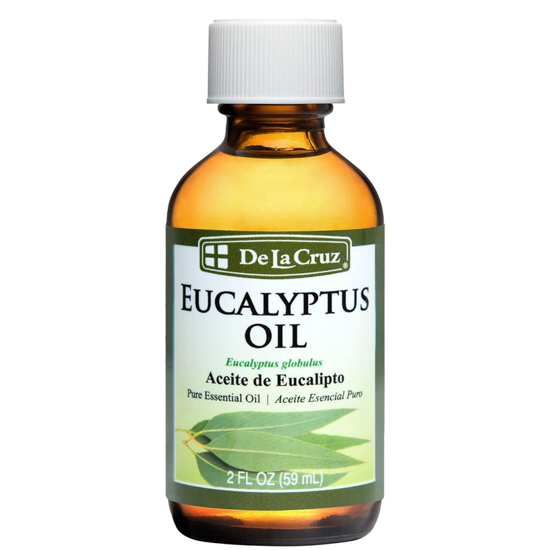De La Cruz Eucalyptus Pure Essential Skin Care Oil Formula 2 Oz