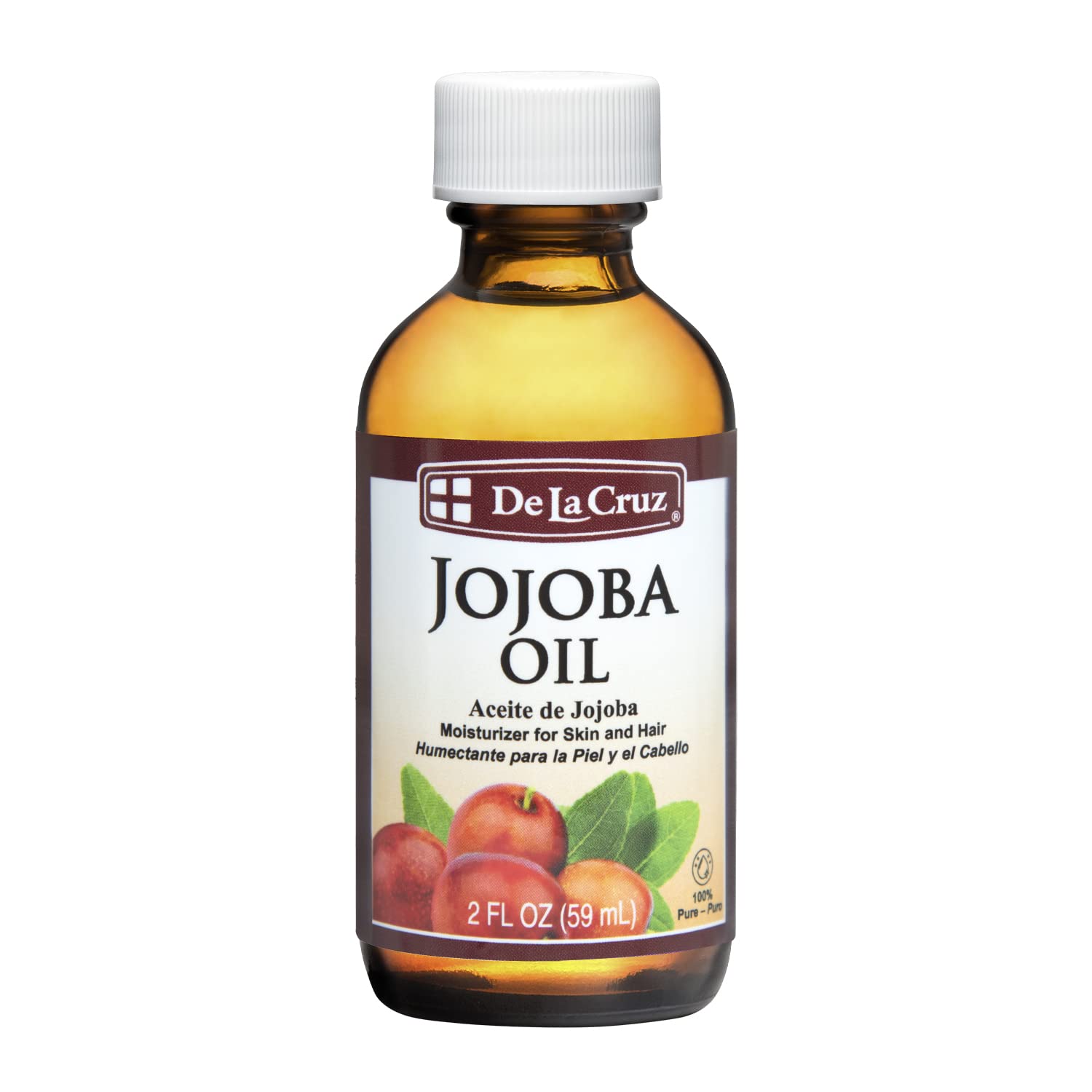 De La Cruz Jojoba Oil Skin Care Formula 2 Oz