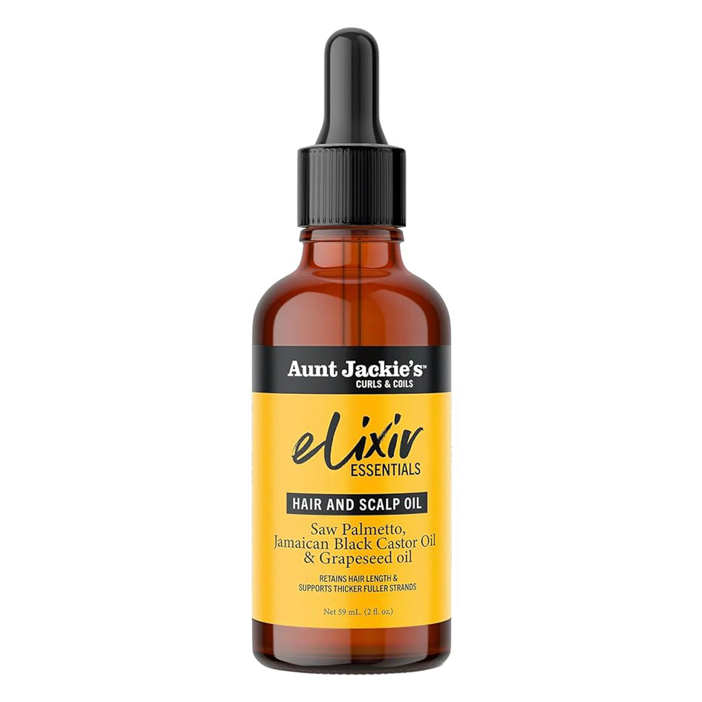 Aunt Jackie's Elixir Saw Palmetto JBCO Hair Care Formula 2 Oz