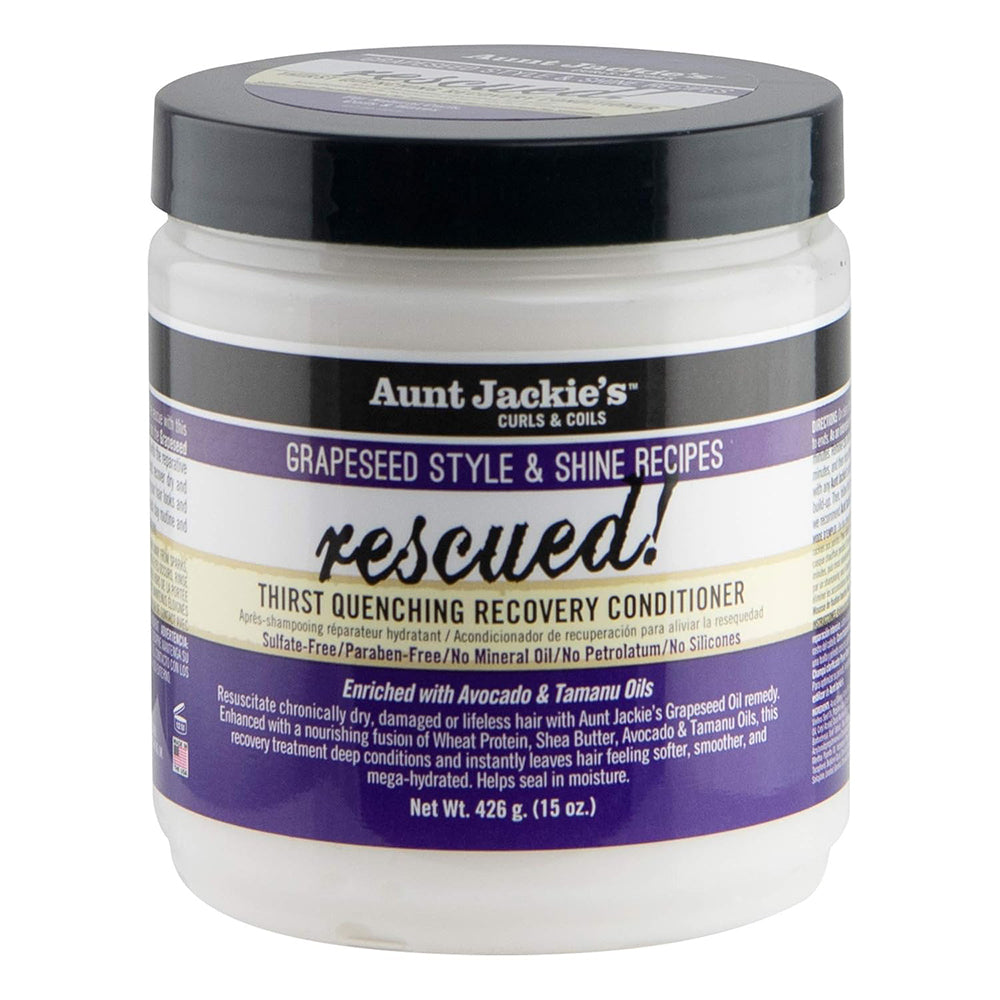 Aunt Jackie's Grapeseed Rescued Hair Care Formula 15 Oz