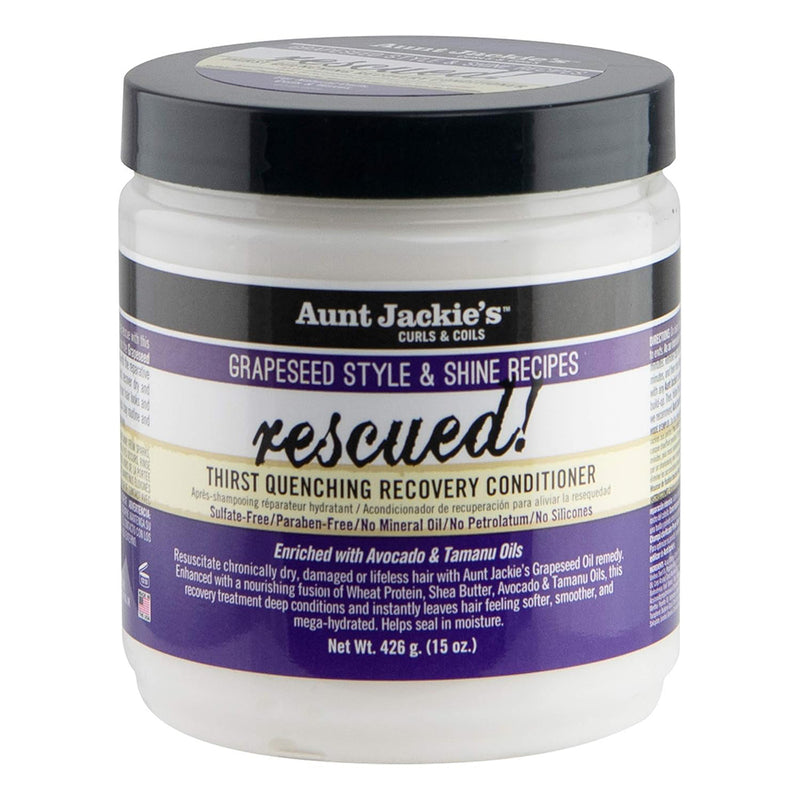 Aunt Jackie's Grapeseed Rescued Hair Care Formula 15 Oz