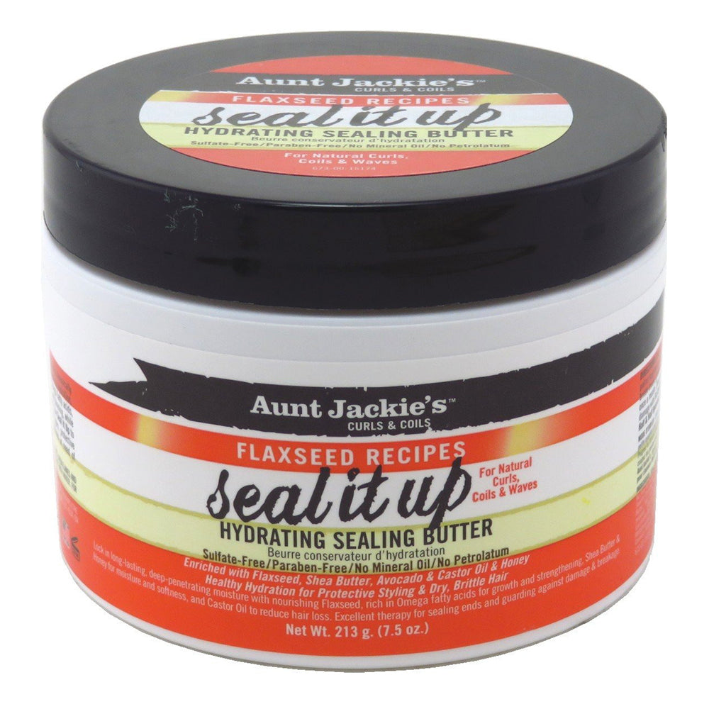 Aunt Jackie's Flax Seal It Up Butter Hair Care Formula 7.5 Oz