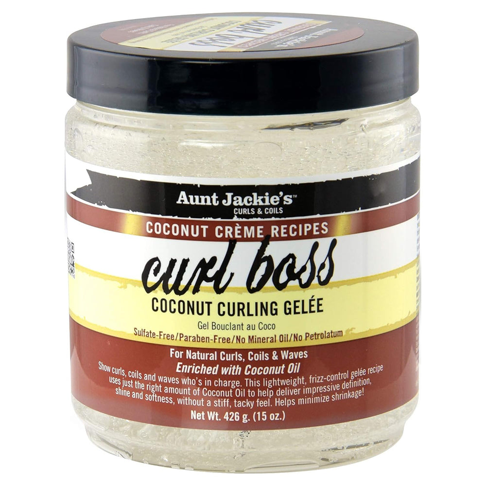 Aunt Jackie's Coco Curl Boss Gelee Hair Care Formula 15 Oz