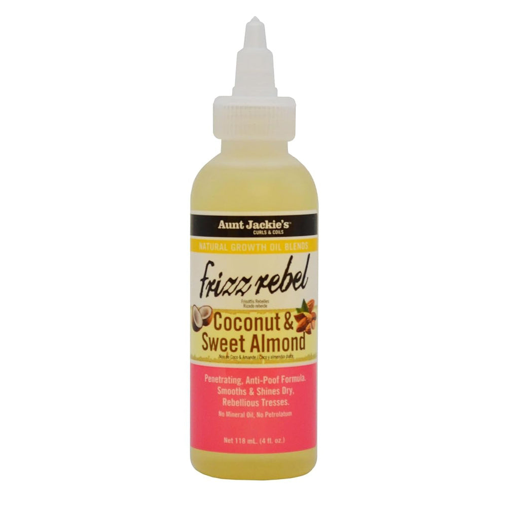 Aunt Jackie's Frizz Rebel Cocoa Almond Hair Care Formula 4 Oz
