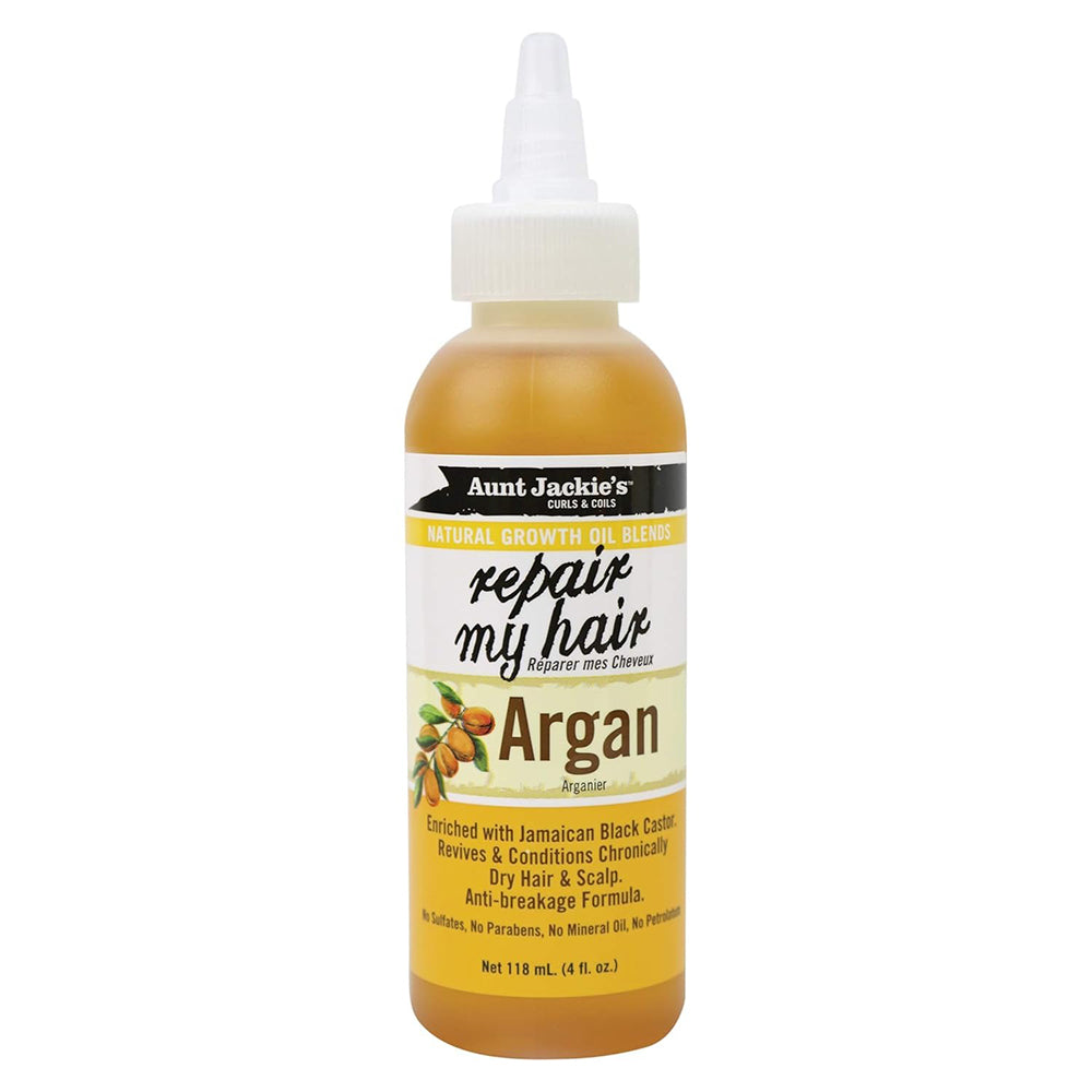 Aunt Jackie's Repair My Hair Argan Hair Care Formula 4 Oz