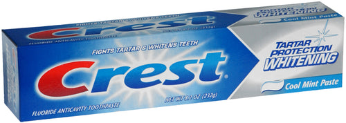 Crest Tartar Protection Toothpaste Whitening Cool Mint Paste 8.2 OZ