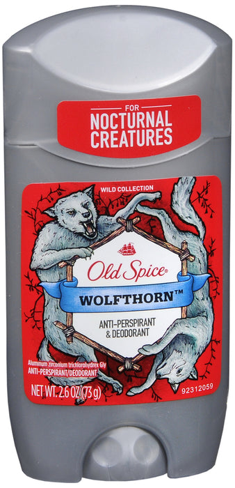 Old Spice Antiperspirant/Deodorant Stick Wolfthorn 2.6 Oz
