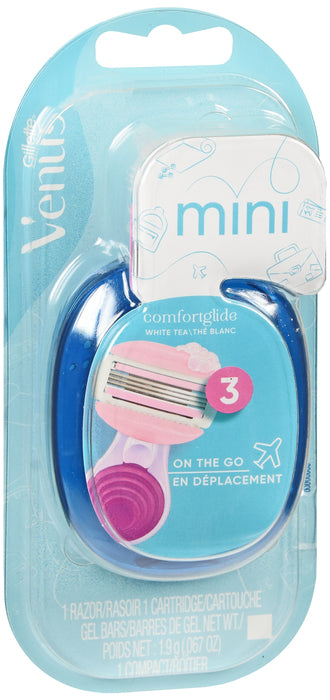 Gillette Venus Mini Comfortglide Razor & Cartridge White Tea 1 EA