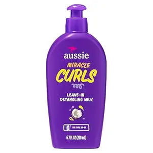 Aussie Miracle Curls Leave-In Detangling Milk 6.7 OZ