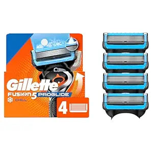 Gillette Proglide Chill Cartridges 4 EA