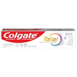 Colgate Total Anticavity, Antigingivitis And Antisensitivity Toothpaste Clean Mint 5.1 Oz