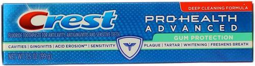 Crest Pro-Health Advanced Gum Protection Fluoride Toothpaste For Anticavity, Antigingivitis and Sensitive Teeth 3.5 OZ