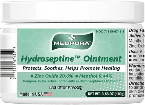 Zinc Oxide-Menthol 20.6/0.44% Ointment 100Gm