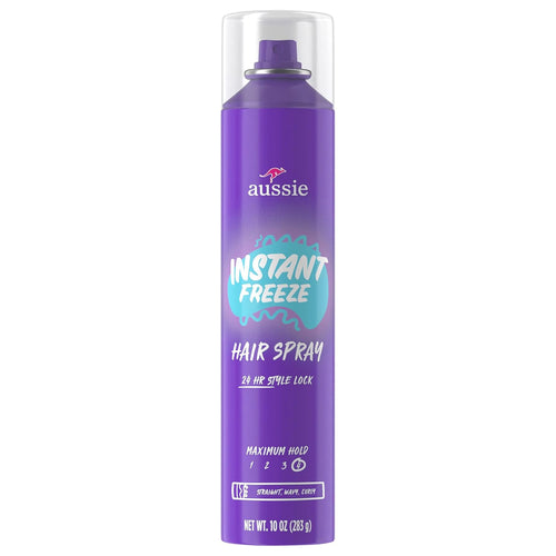 Aussie Instant Freeze Hair Spray for Curly, 10 oz