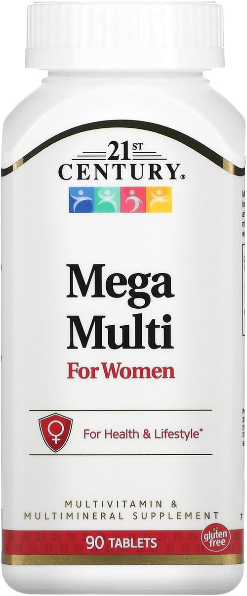 21st Century Mega Multi For Women Tablets 90 EA