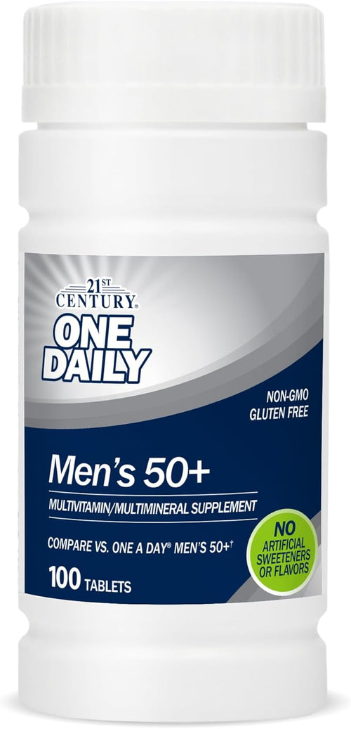 21st Century One Daily Men's 50+ Multivitamin Multimineral Tablets 100 EA