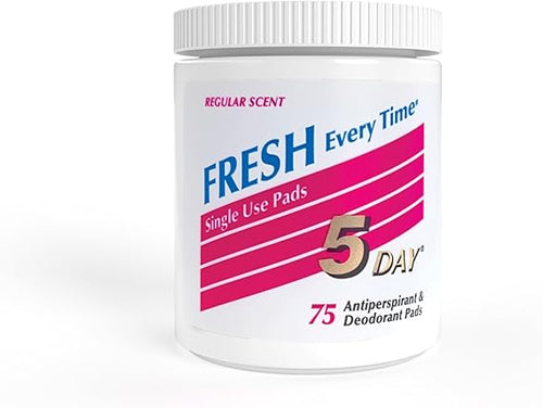 5 Day Fresh Every Time Antiperspirant & Deodorant Pads Regular 75 Ea