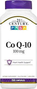 21st Century Co Q-10 100 mg Capsules 150 EA