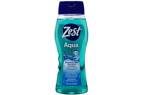 Zest Hydrating Body Wash With Vitamin E Aqua 18 Oz