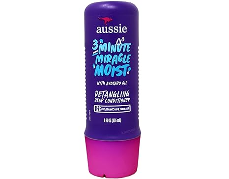 Aussie 3 Minute Miracle Moist Detangling Deep Conditioner 8 OZ
