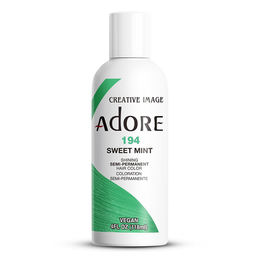Adore Semi Permanent Hair Color 194 Sweet Mint Hair Care Formula 4 Oz