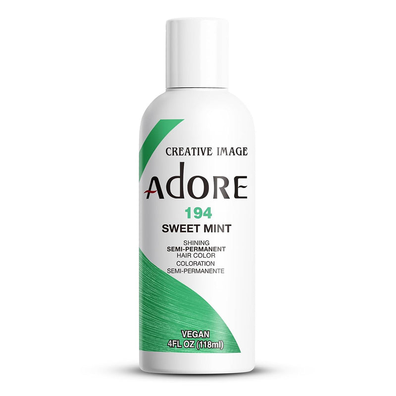 Adore Semi Permanent Hair Color 194 Sweet Mint Hair Care Formula 4 Oz