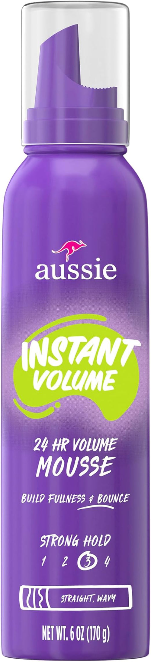 Aussie Instant Volume Mousse, 6 oz