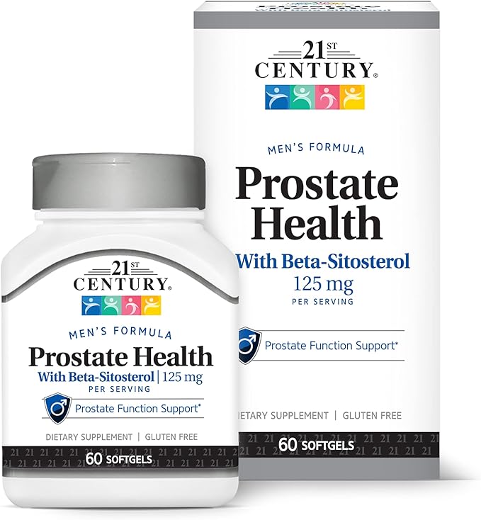 21St Century Prostate Health With Beta-Sitosterol 125 Mg Softgels 60 Ea