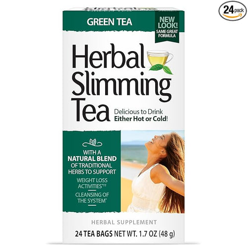 Herbal Slimming Tea Herbal Supplement Bags Green Tea 24 Ea