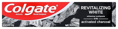 Colgate Essentials With Charcoal Anticavity Fluoride Toothpaste Fresh Mint 4.6 Oz