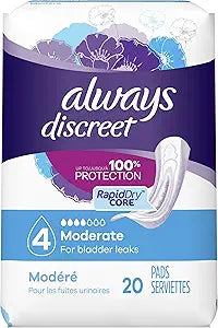ALWAYS DISCREET MOD REG PAD 3X20CT