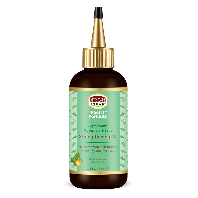 African Pride Feel It Strength Oil Hair Care Formula 4 Oz