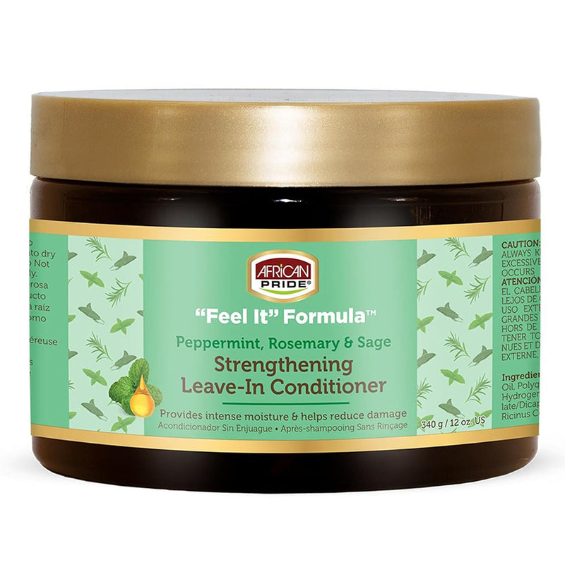 African Pride Feel It Strength Creme Hair Care Formula 12 Oz