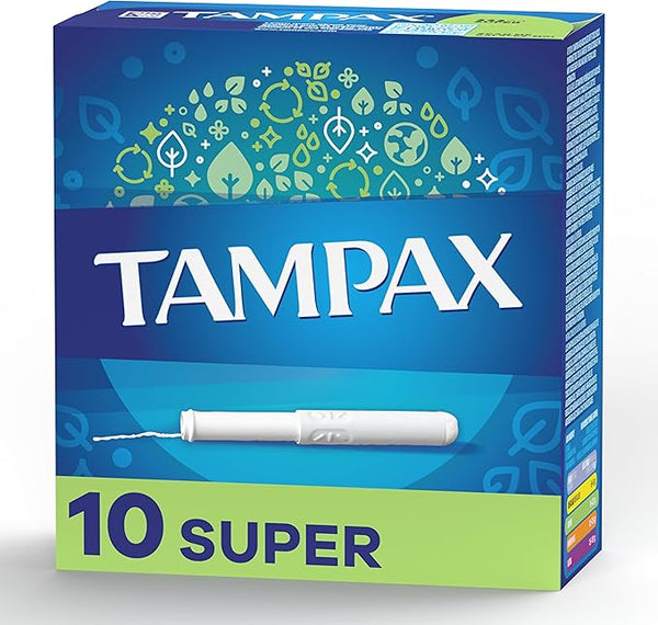 ampax Tampons Super Absorbency Unscented 10 EA