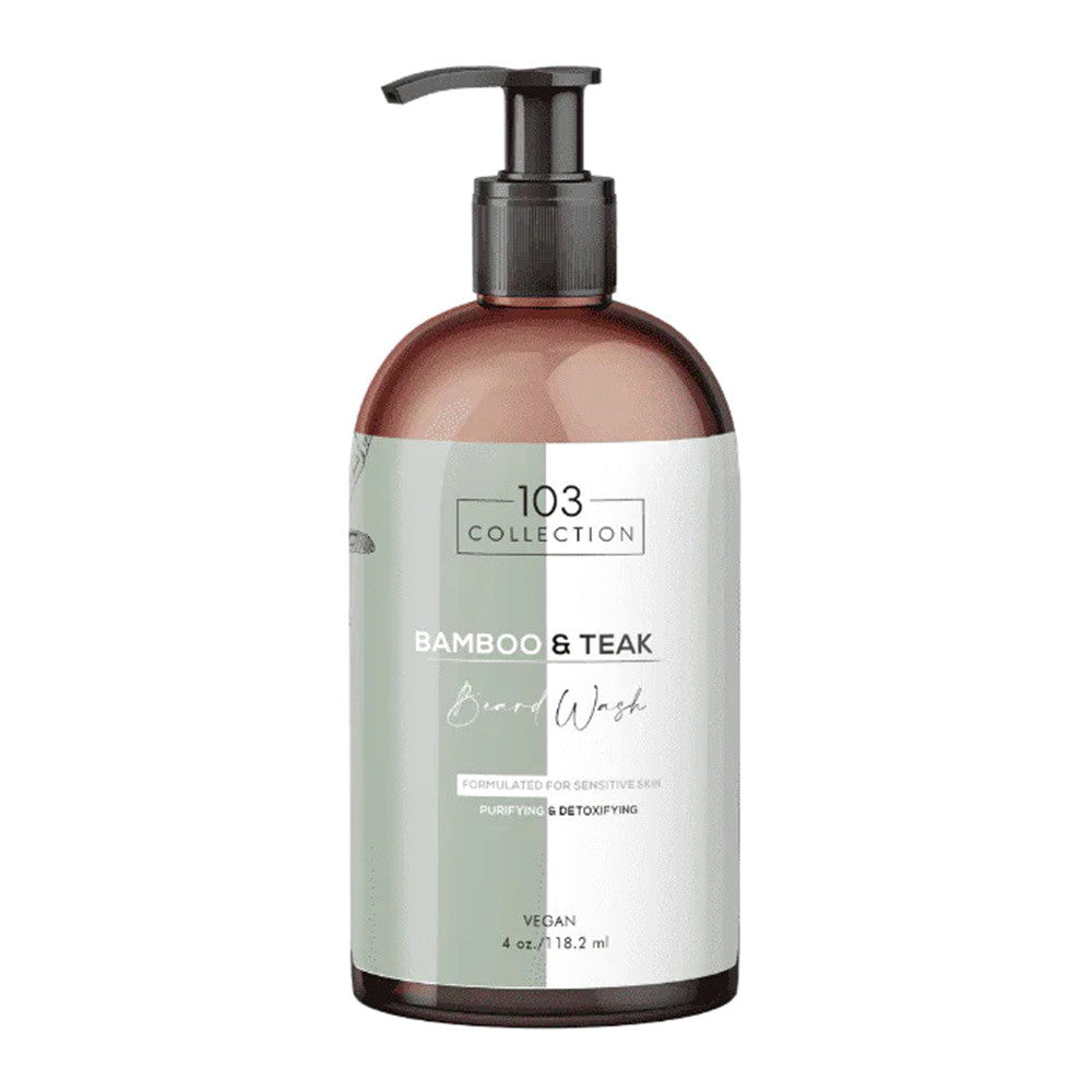 103 Collection Bamboo Teak Beard Wash Grooming Formula 4 Oz