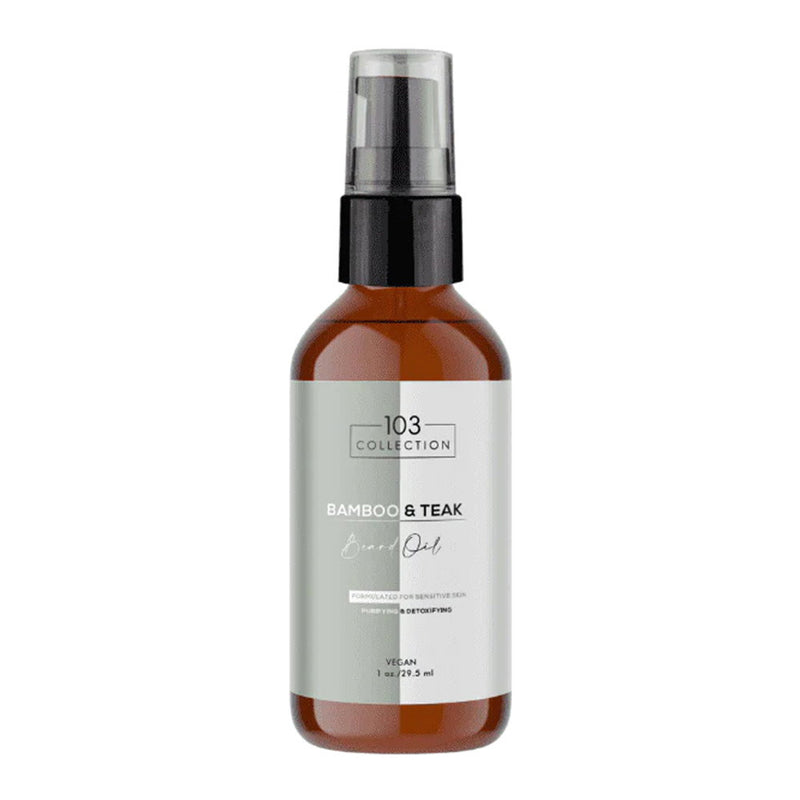 103 Collection Bamboo Teak Beard Oil Grooming Formula - 1 Oz