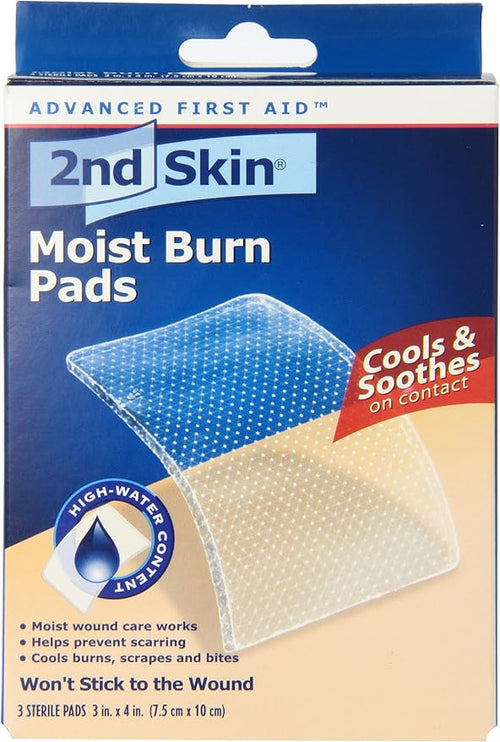 2Nd Skin Moist Burn Pads 3 In. X 4 In. 3 Ea