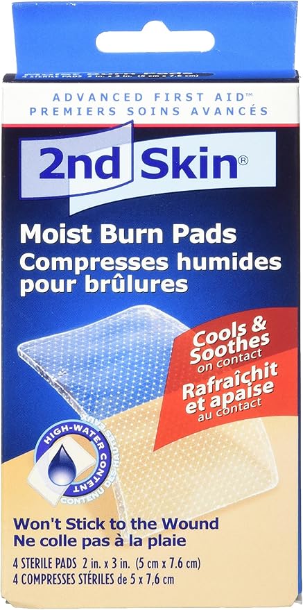 2Nd Skin Moist Burn Pads 2 In. X 3 In. 4 Ea