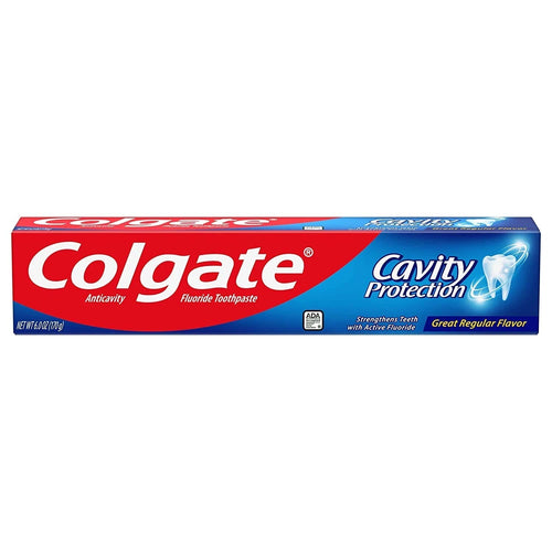 Colgate Cavity Protection Anticavity Fluoride Toothpaste Great Regular 6 Oz