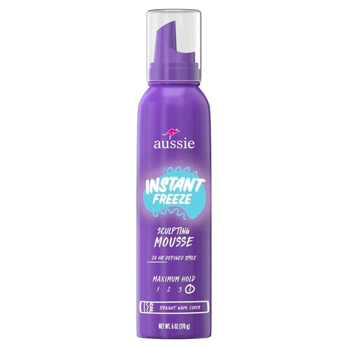 Aussie Instant Freeze Sculpting Mousse, 6oz