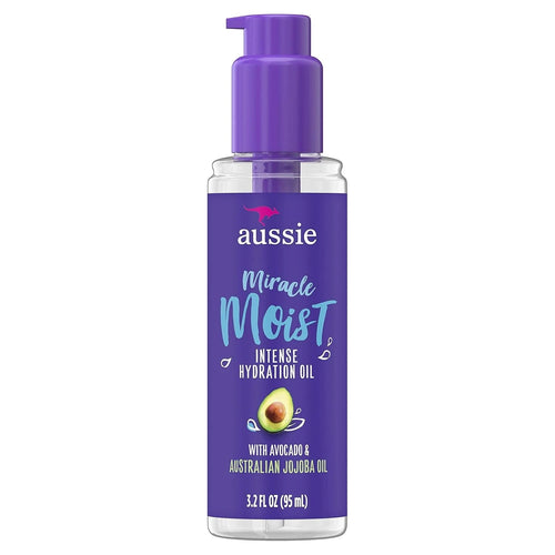 Aussie Miracle Moist Intense Hydration Oil, 3.2 oz